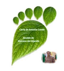 Huella del pié con hojas 1 Antonio Conde