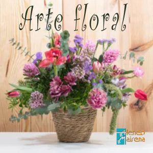 Imagen grupo Arte Floral cuadrado con logo y texto