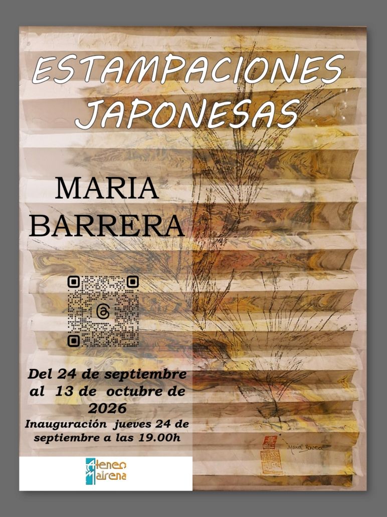 Exposición «Estampaciones japonesas» de María Barrera