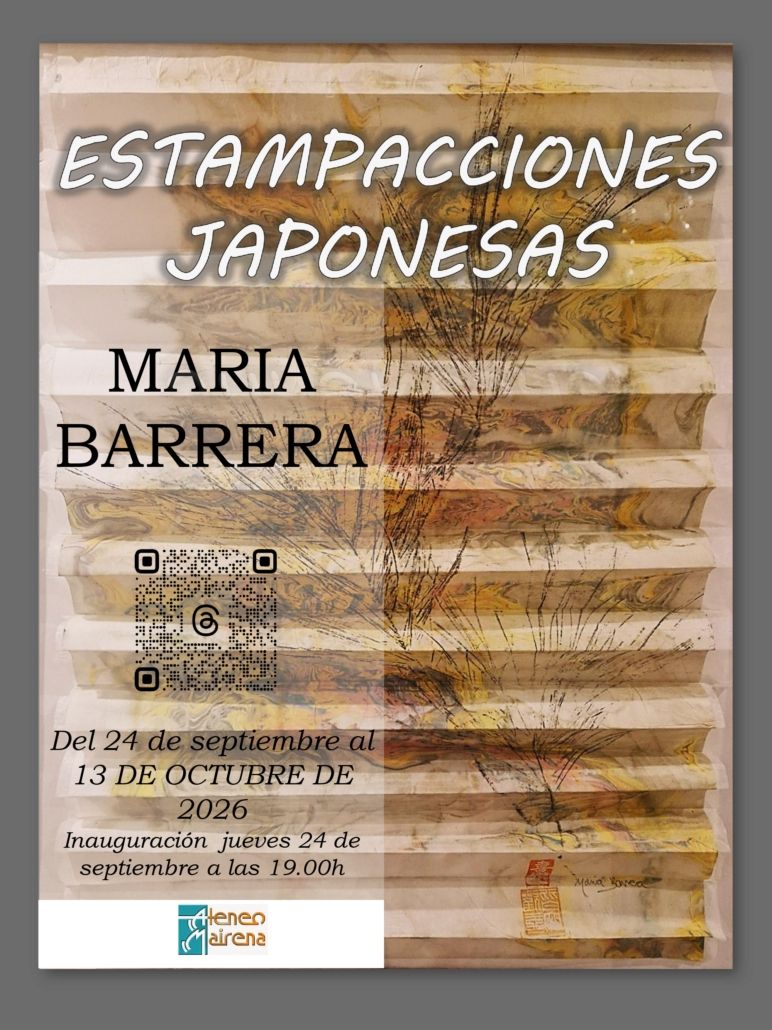 Exposición «Estampaciones japonesas» de María Barrera