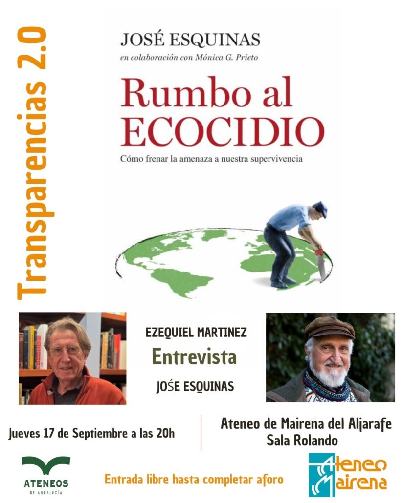 Tras el verano, regresa al Ateneo, el ciclo de entrevistas «Transparencias»